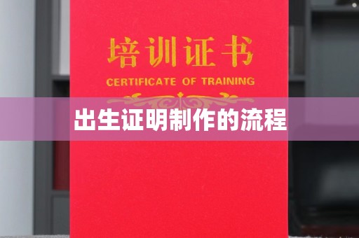 云和出生证明制作的流程