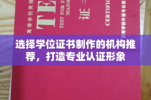 云和选择学位证书制作的机构推荐，打造专业认证形象