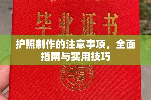 云和护照制作的注意事项，全面指南与实用技巧