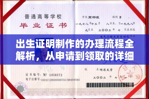 云和出生证明制作的办理流程全解析，从申请到领取的详细指南